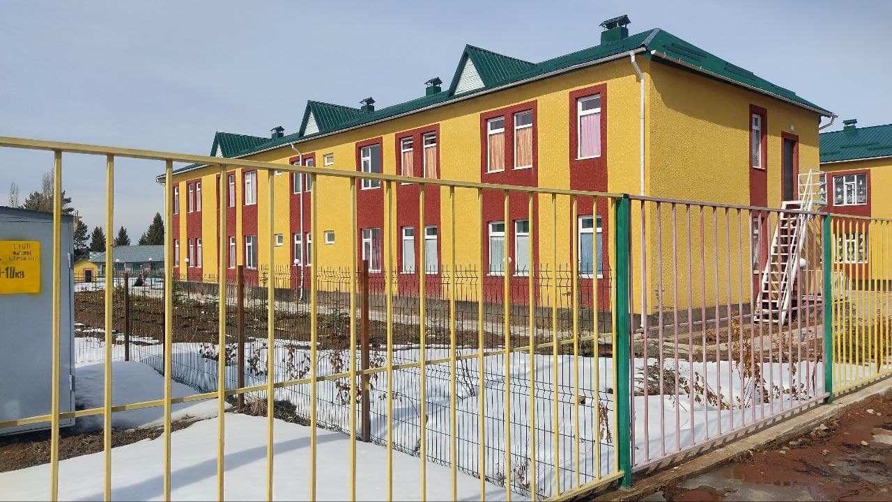 The nursery school of the village of Svetlaya Polyana in the Jeti Oguz district