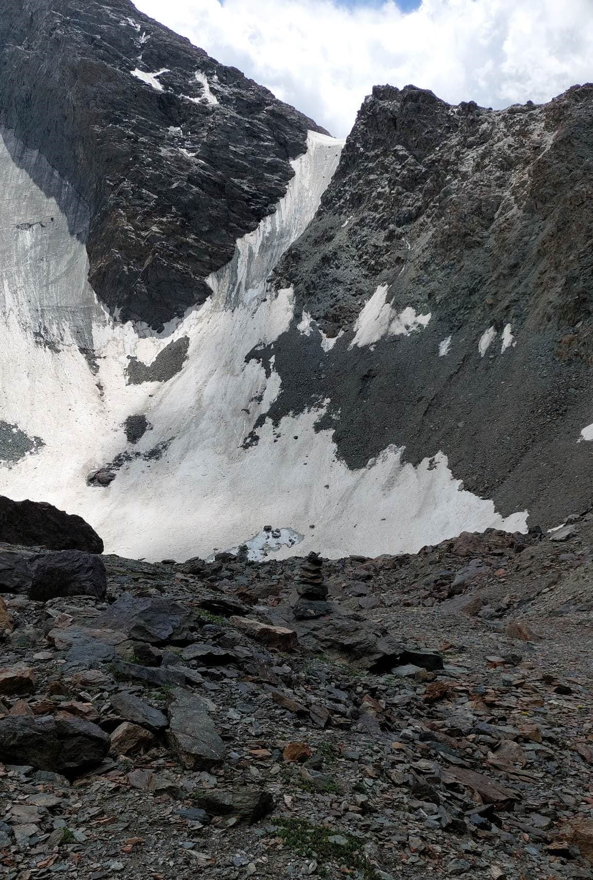 Archa Tor pass between Asan Tukum gorge (Jeti Oguz) and Karabatkak (Chong Kyzyl Suu)