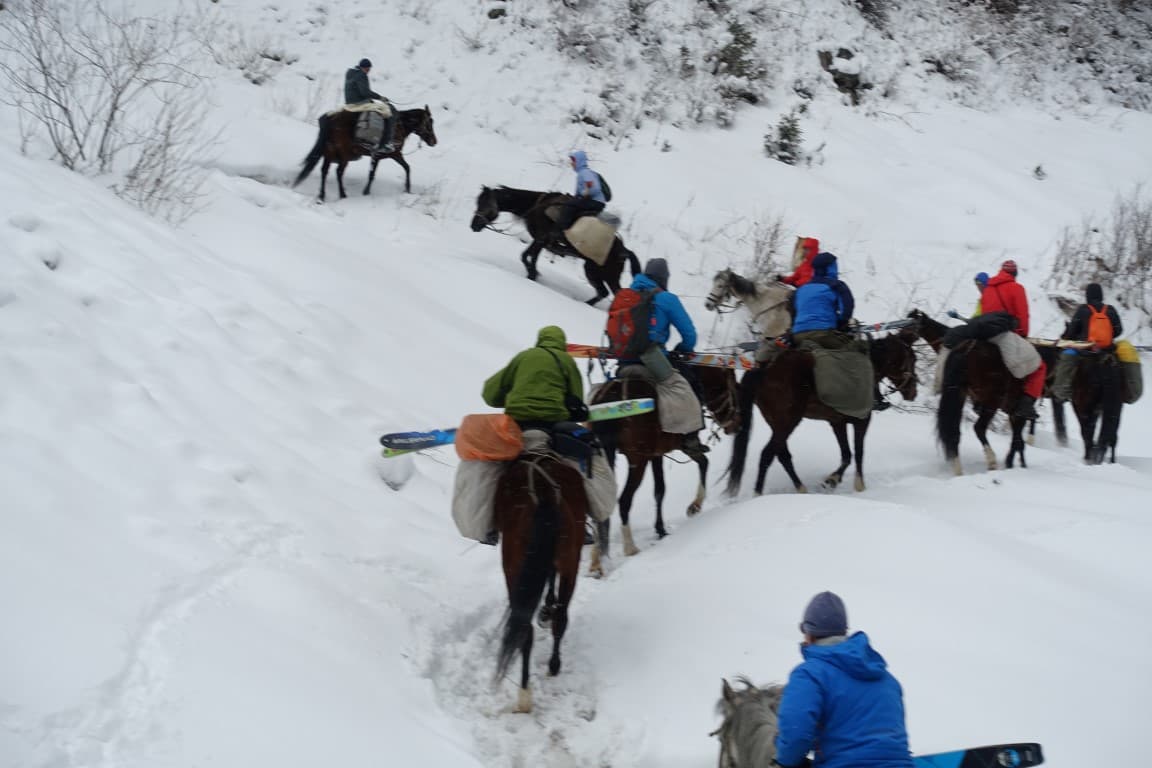 Ski Touring in the Karakol Gorge, Kyrgyzstan